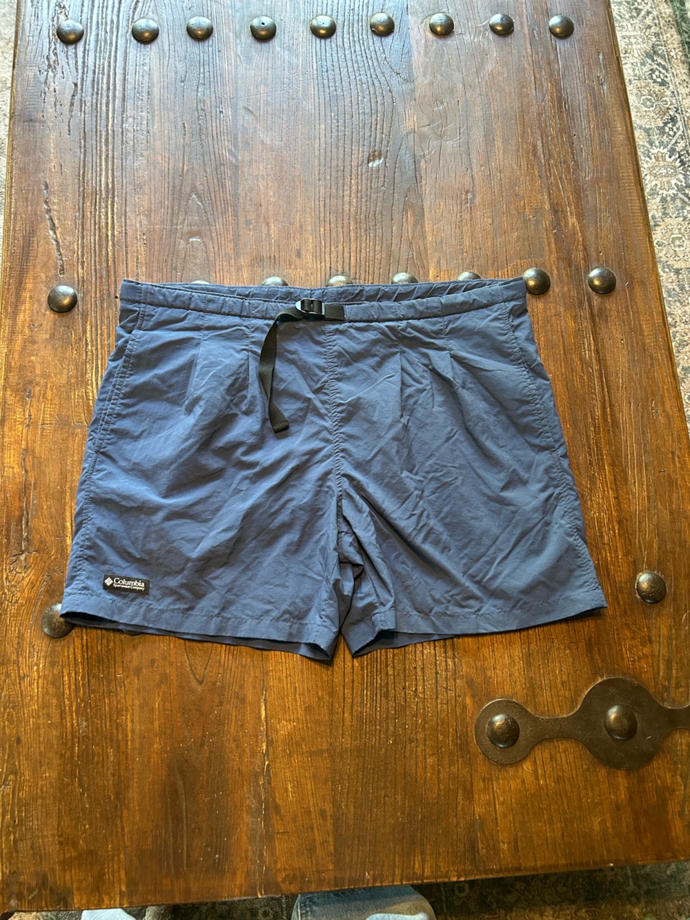 Columbia Men's Navy Blue Athletic Shorts